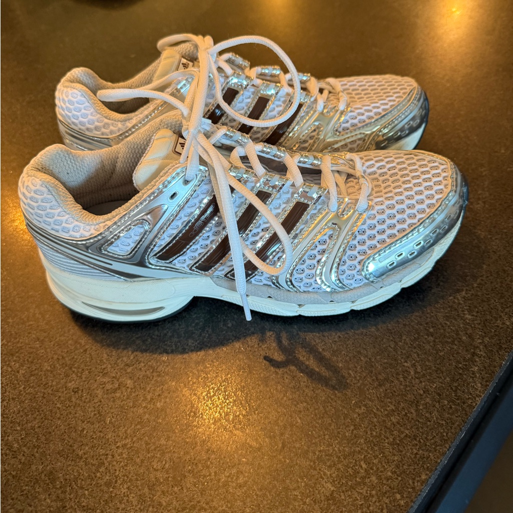 Adidas Adistar Control 5 WhiteBrown Silver Sneakers